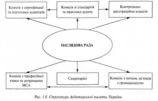 Структура аудиторської палати України 
