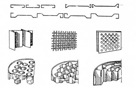 Конструкції основних типів осаджувальних електродів