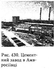 Цементний завод в Амвросіївці