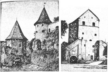 Кам'янець-Подільський: а – Польська брама (1548 –1561); б – Кушнірська башта (XVI –XVIII ст.)
