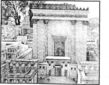 Описание: Макет Єрусалимського храму часів Ірода Великого