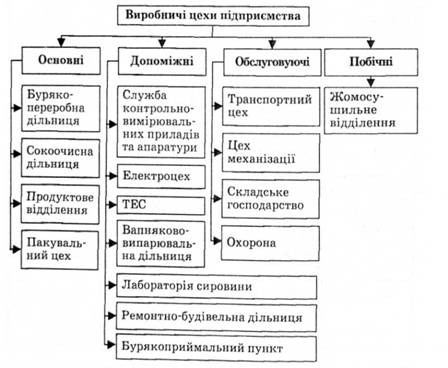 Виробнича структура підприємства