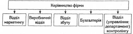 Контролінг як штатна одиниця підприємства