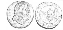 Боспорське царство. Динамія. Ассарій. Мідь. 9—8 рр. до н. е.