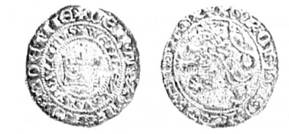 Чехія. Вацлав II (1278—1305). Празький гріш. Срібло