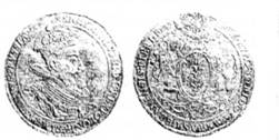 Сигізмунд III. 5 дукатів. Золото. 1614 р.