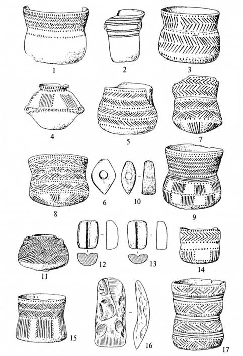 Матеріали середньодніпровської культури шнурової кераміки