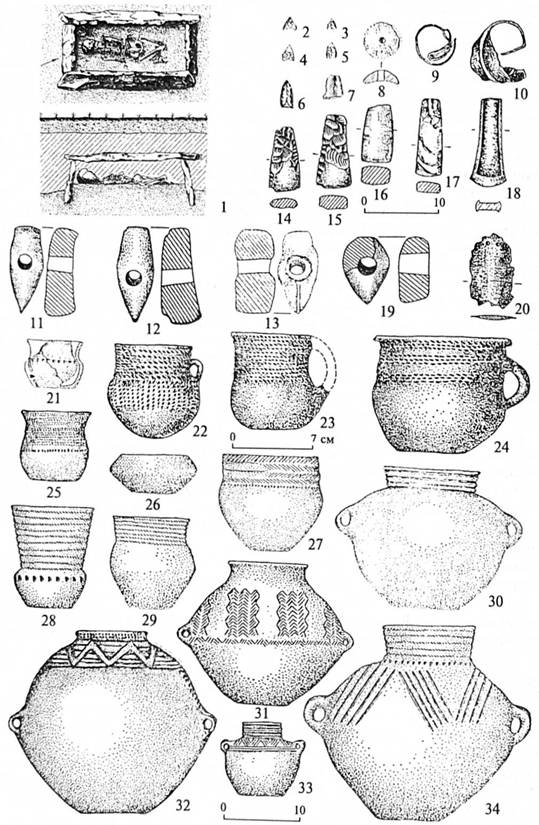 Матеріали підкарпатської культури шнурової кераміки