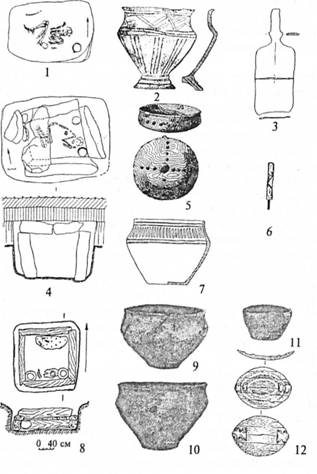 Комплекси поховань бережнівсько-маївської зрубної культури
