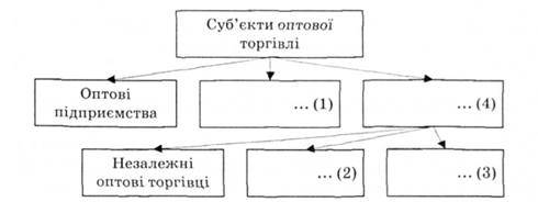 Організаційна структура оптової торгівлі