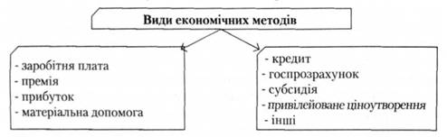 Види економічних методів